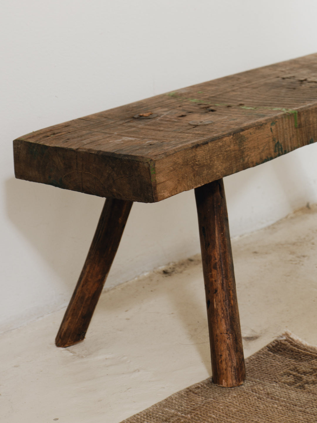 Dark Wood Bench