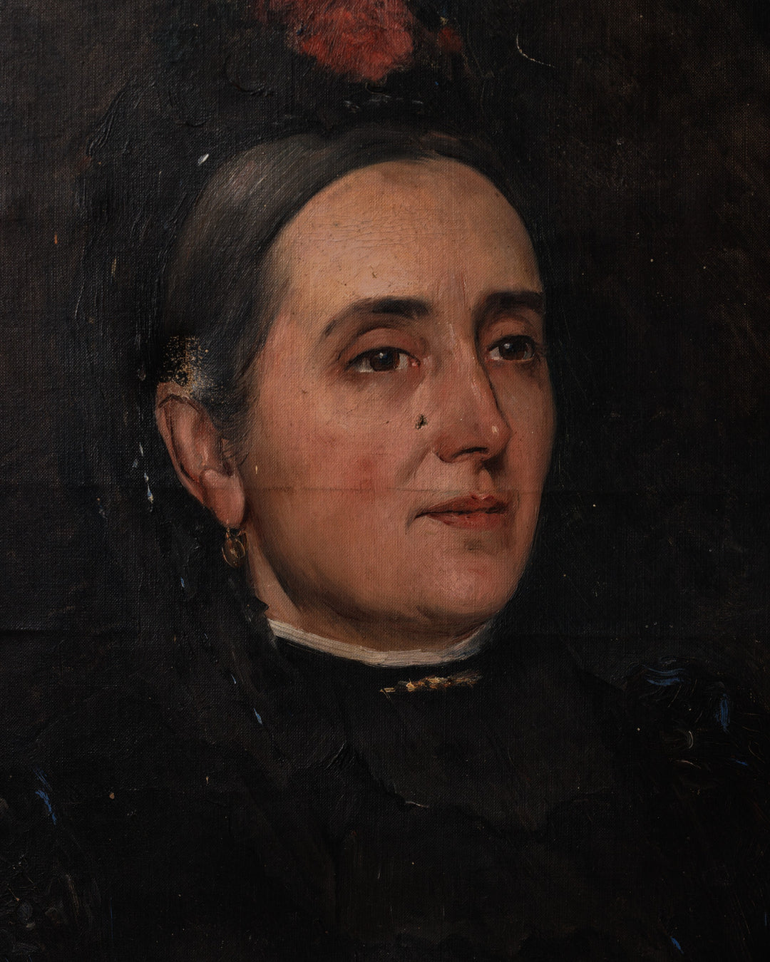 French Portrait Oil Artwork