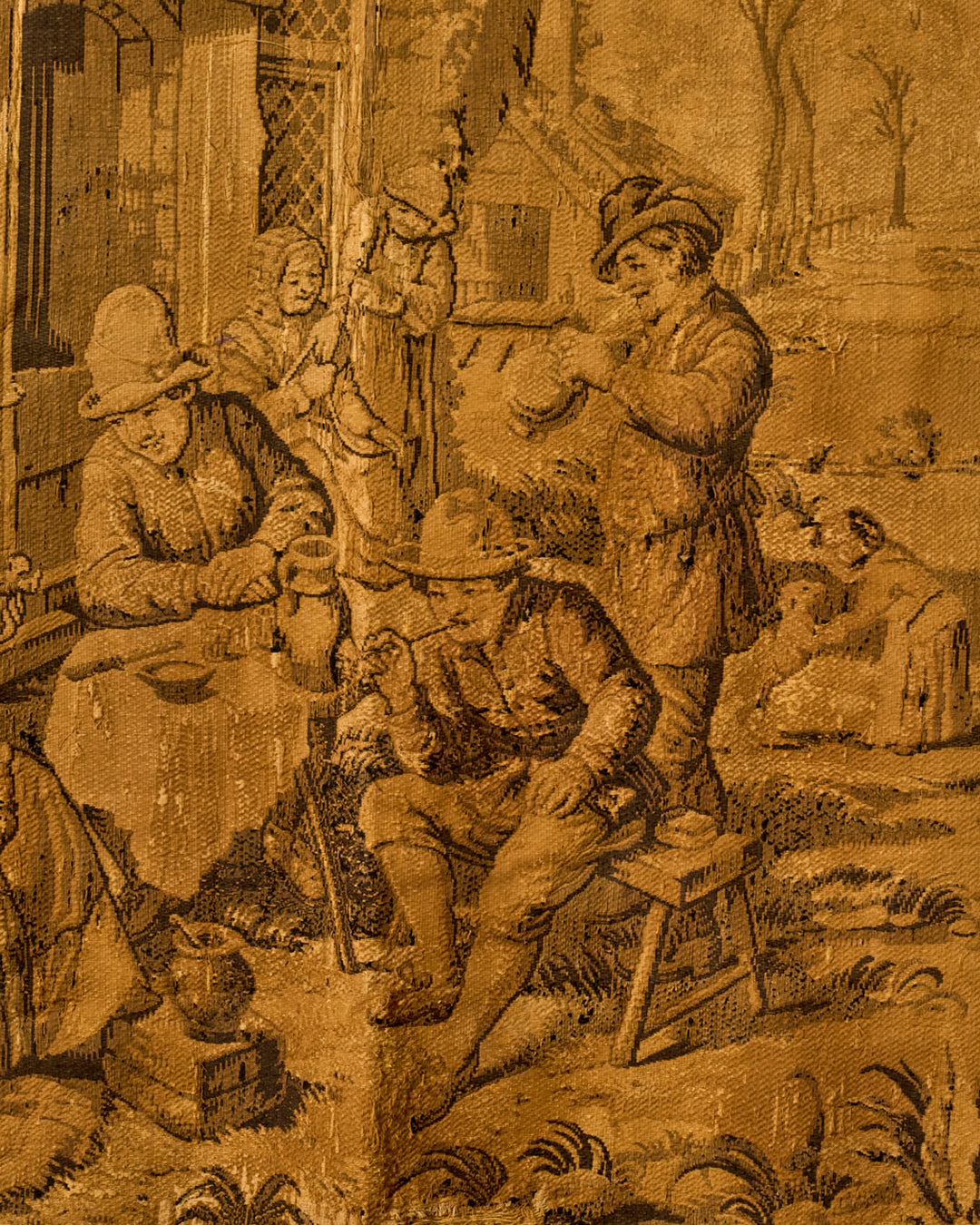 French Tapestry - Village Life