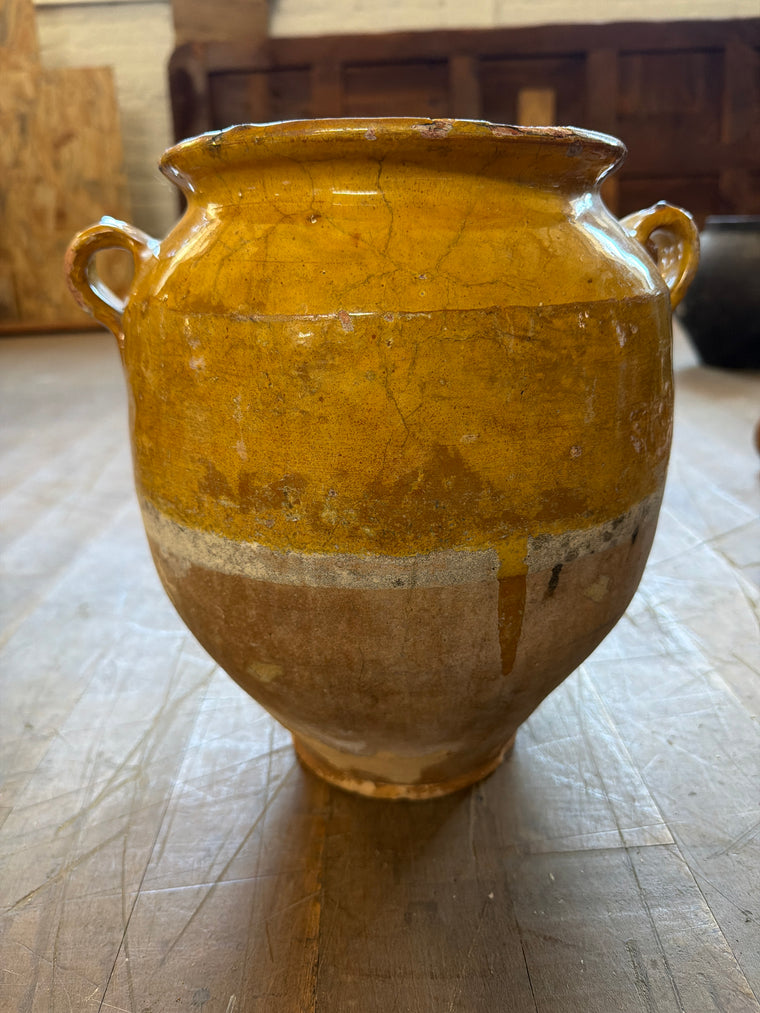 Yellow Confit Pot
