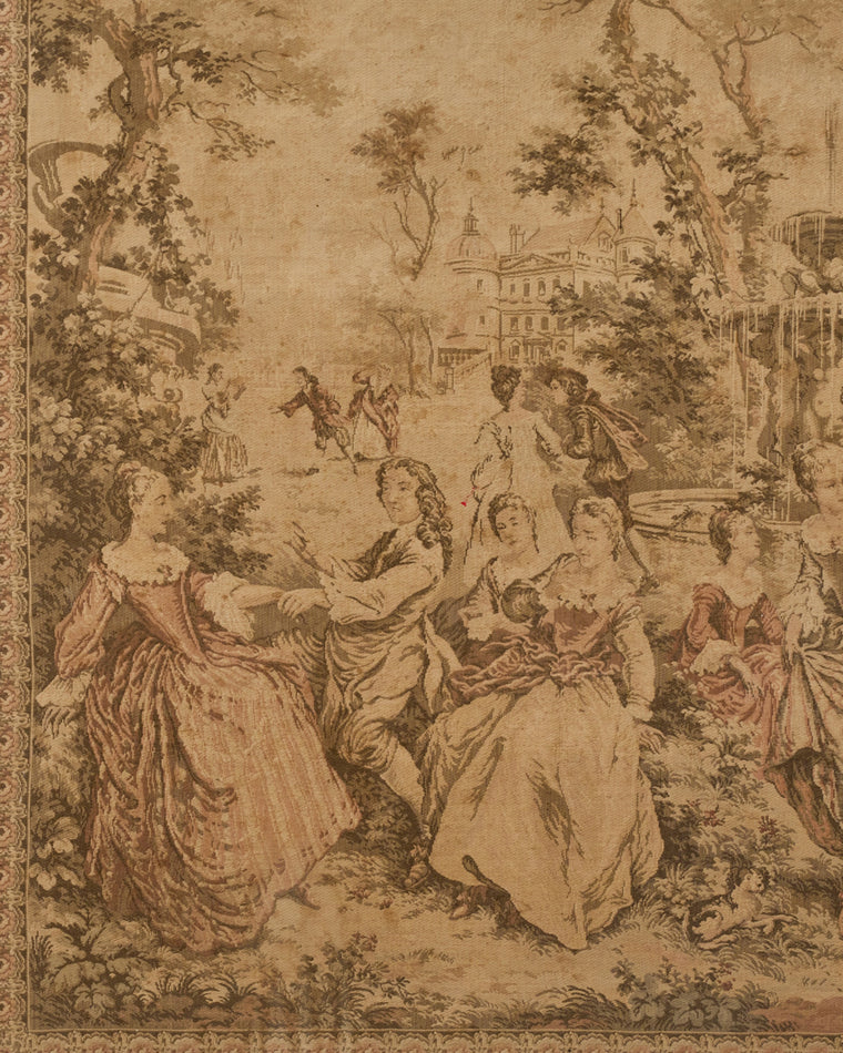 19th c. Framed Tapestry