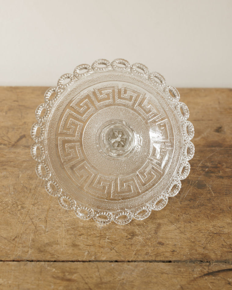 Glass Pedestal Dish - III