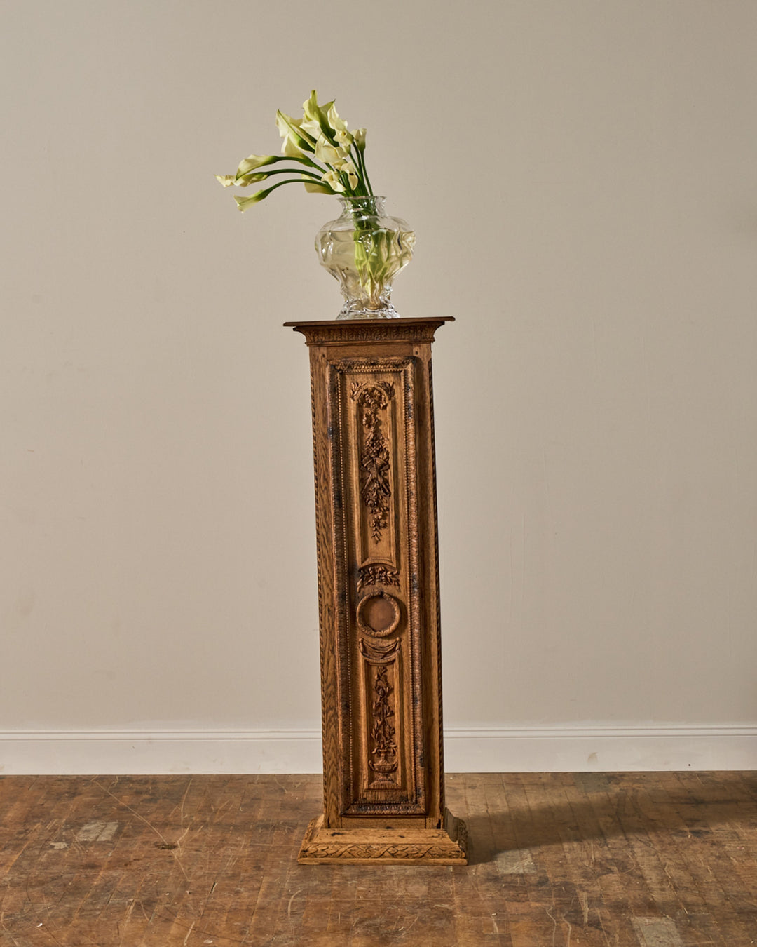19th c. Carved Pedestal
