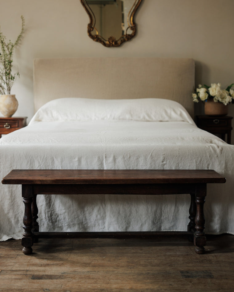 French Walnut Bench