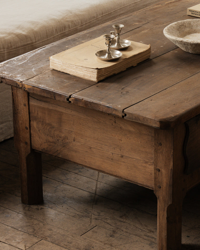 19th c. Chestnut Coffee Table