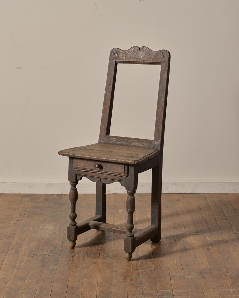 Rare Lorraine Chair with Drawer