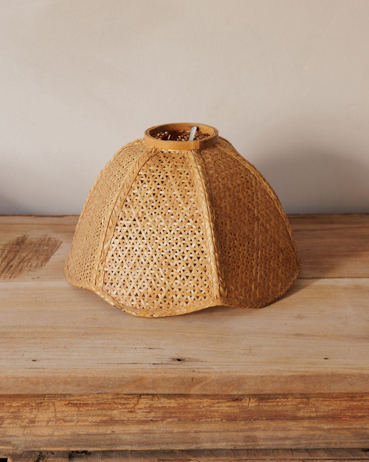 French Wicker Lampshade