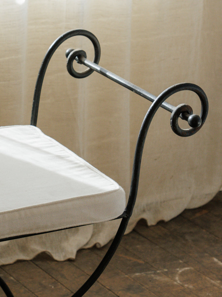 Wrought Iron Bench