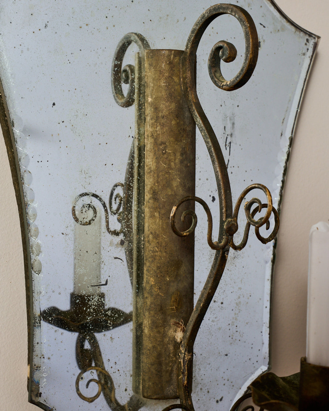 Mirror Candle Wall Sconce - I