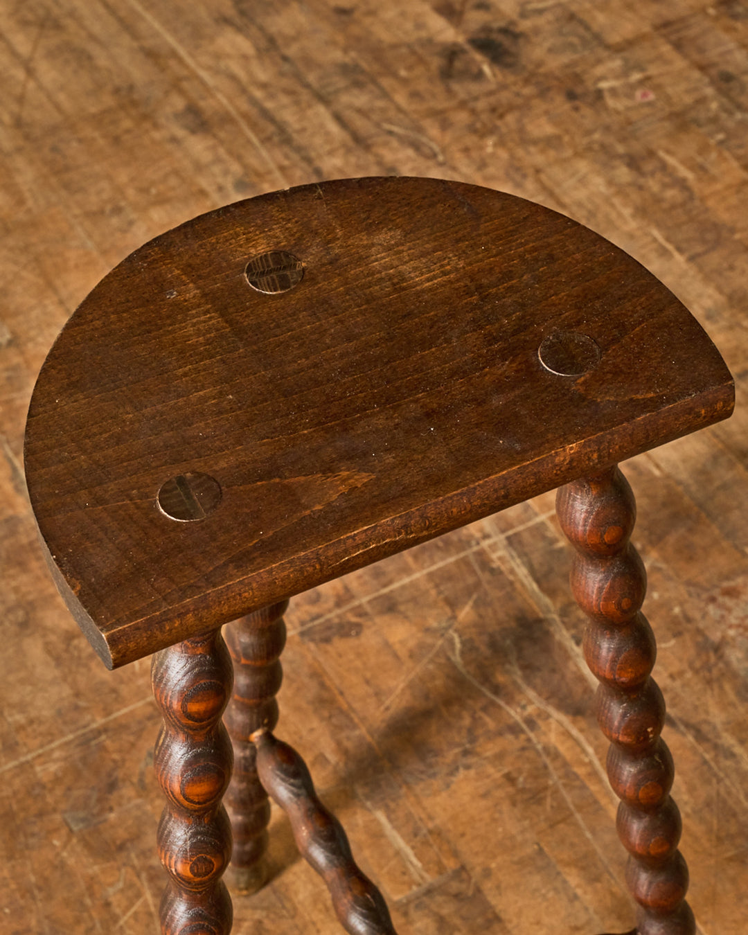 Tall Demi Lune Stool