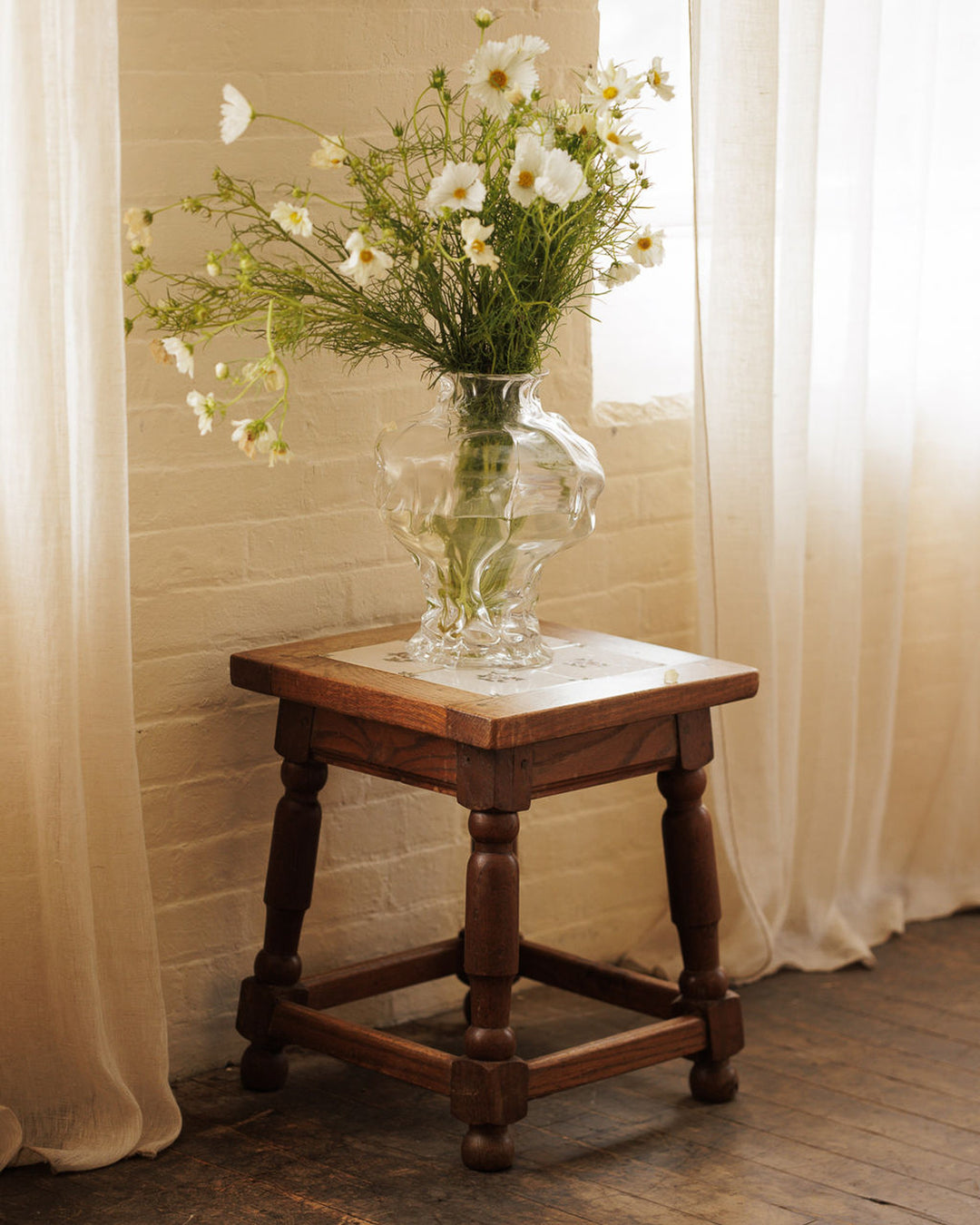 Delft Tile Side Table