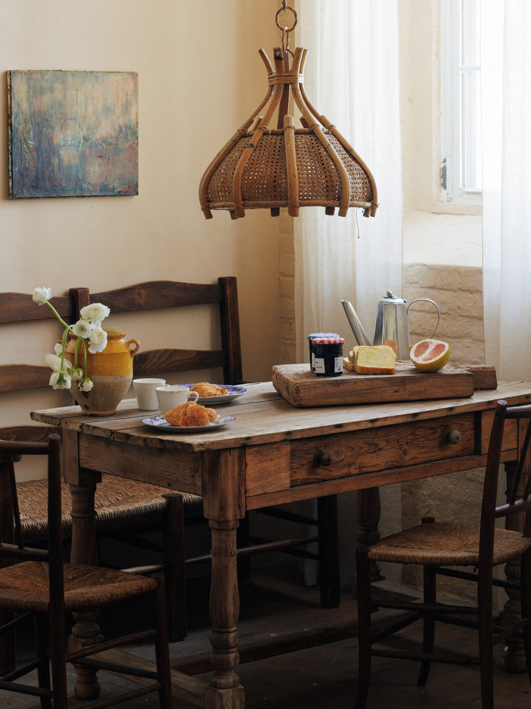 Wicker Pendant Lampshade - 2