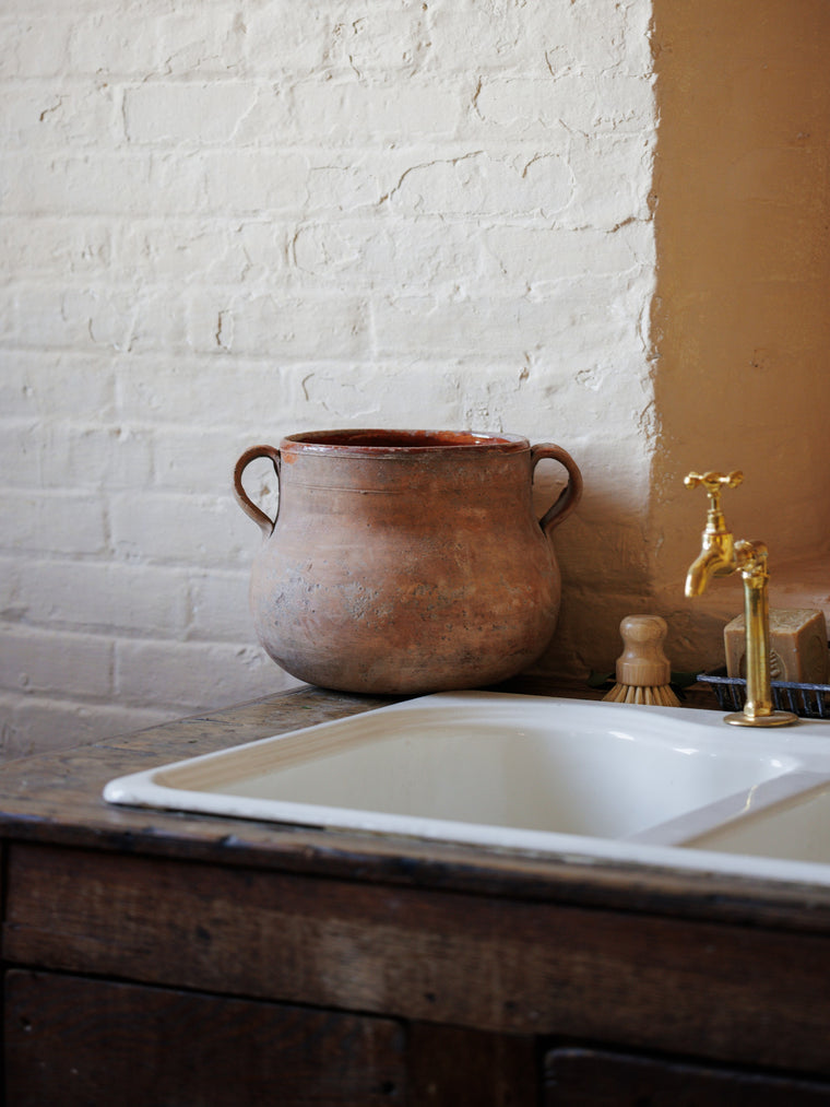 Antique Bellied Butter Churn Pot