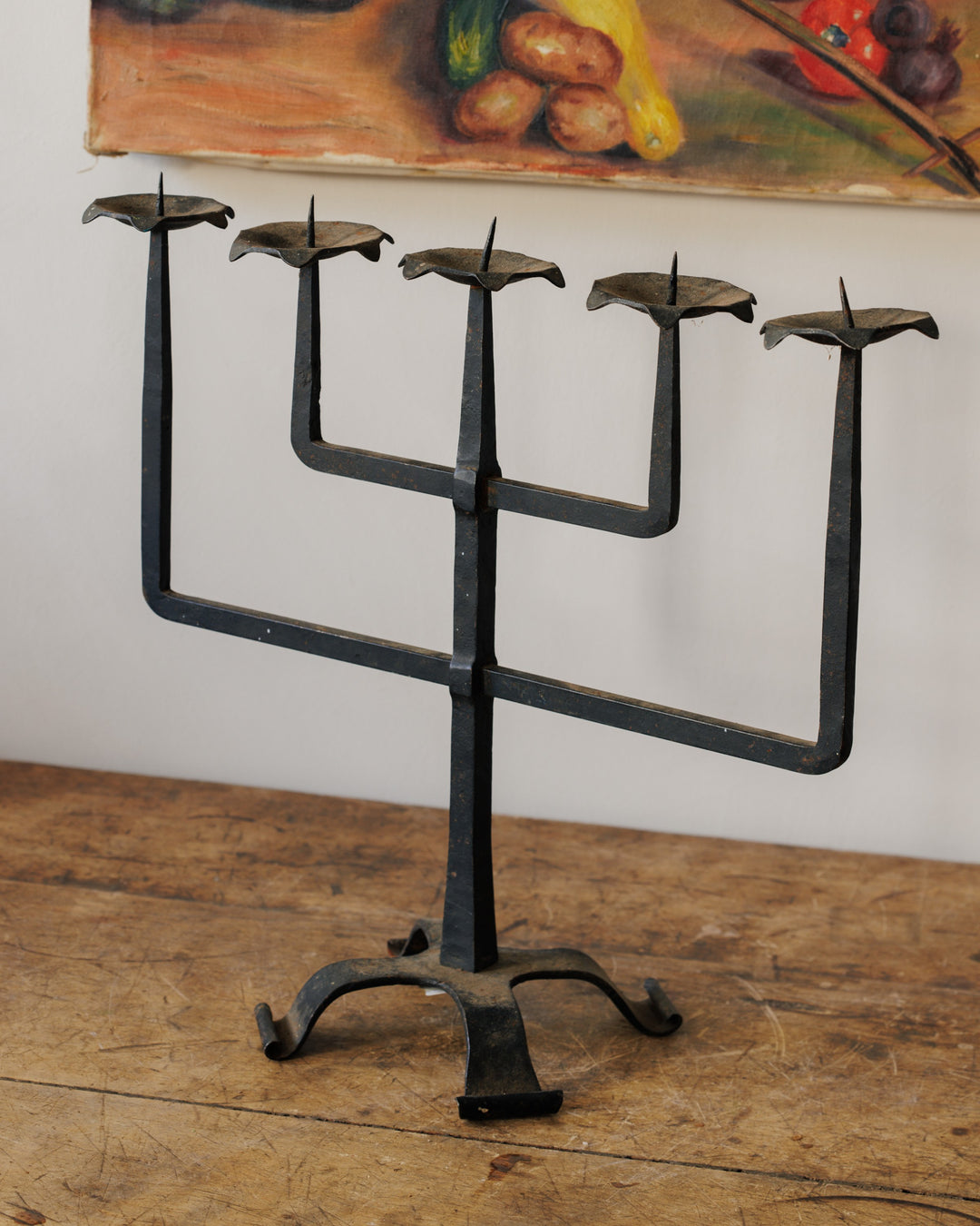 Spanish Iron Candelabra