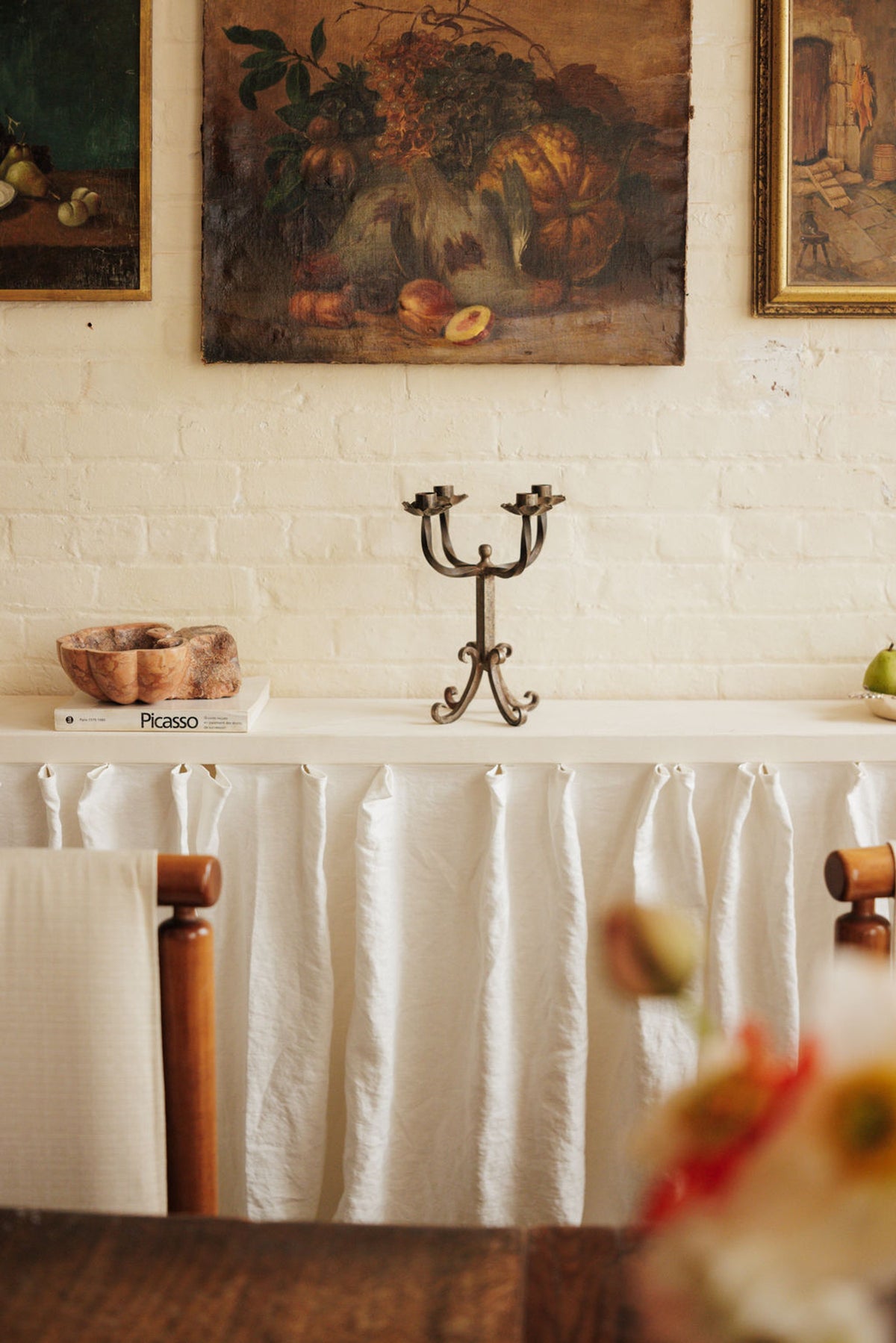 Wrought Iron Candle Holder