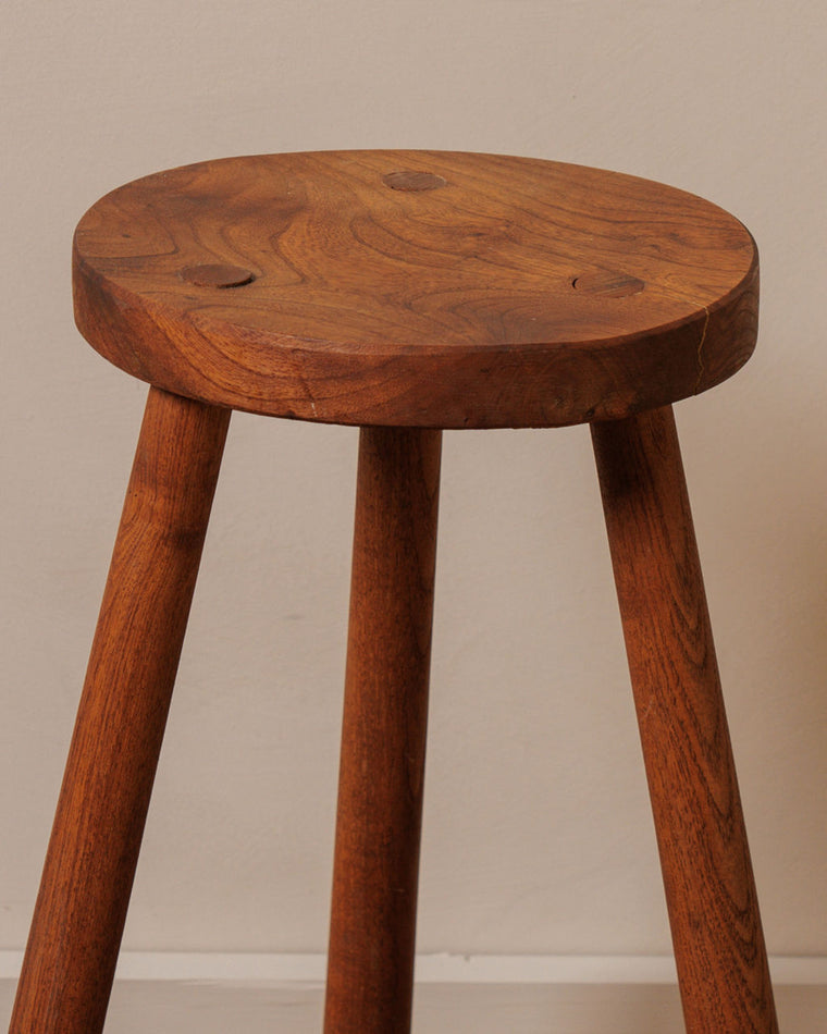 Vintage French Stool - tall