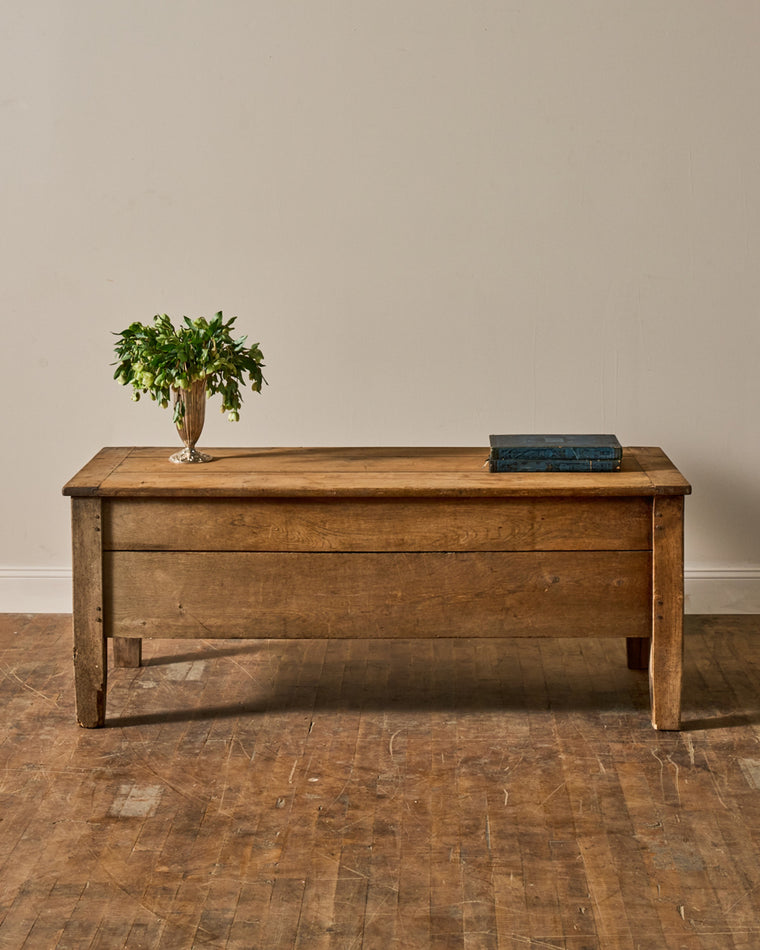 French Oak Low Console