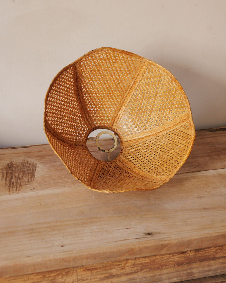 French Wicker Lampshade