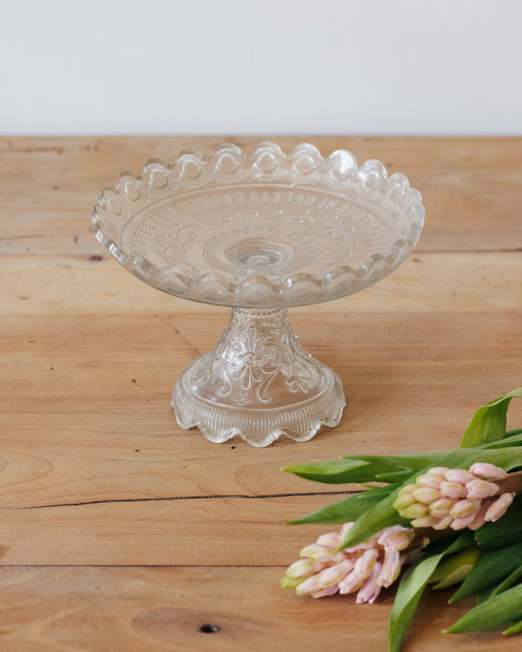 Glass Pedestal Dish