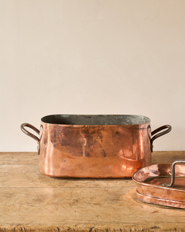 Antique Copper Pot - Large