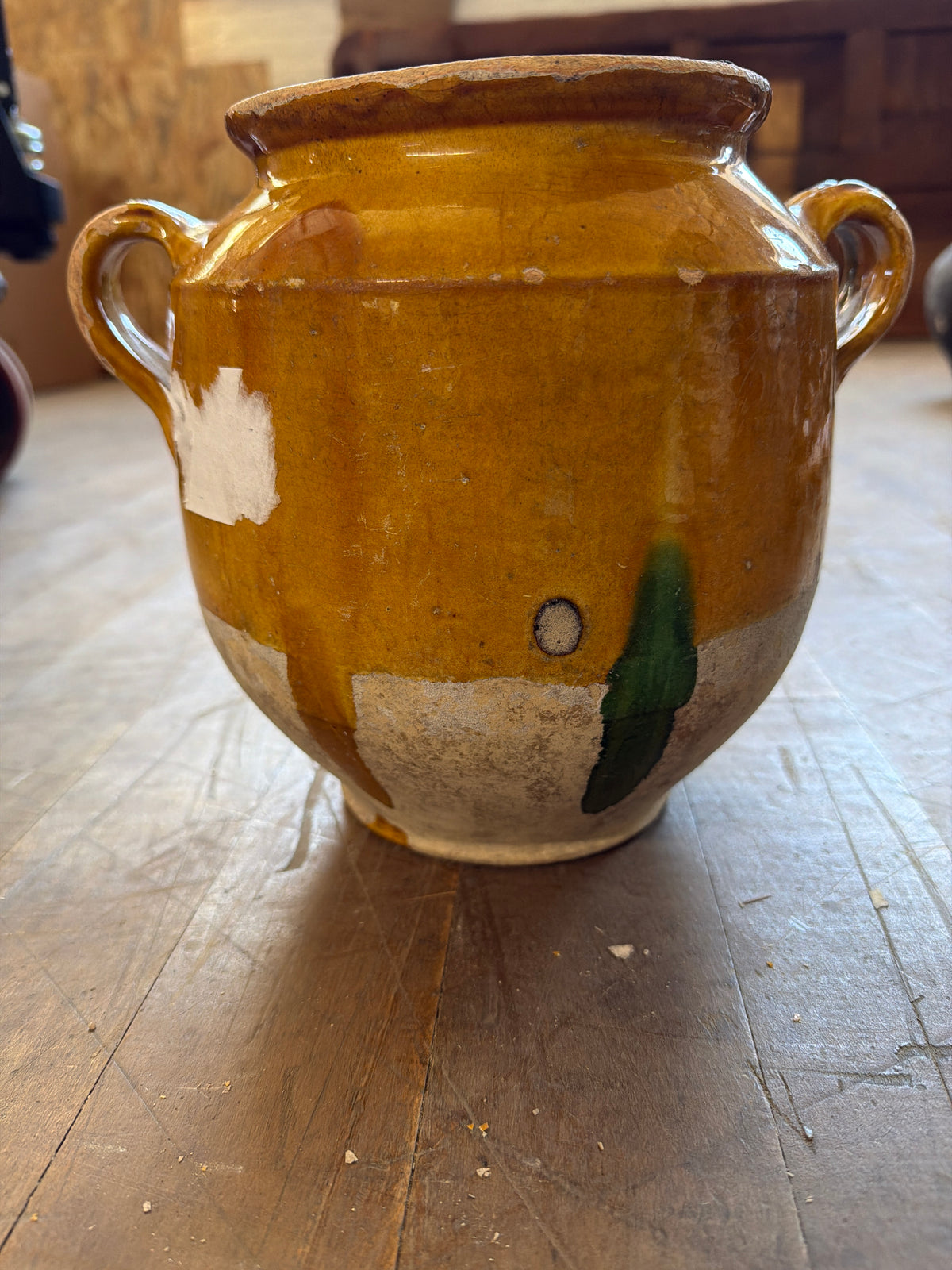 Yellow Confit Pot