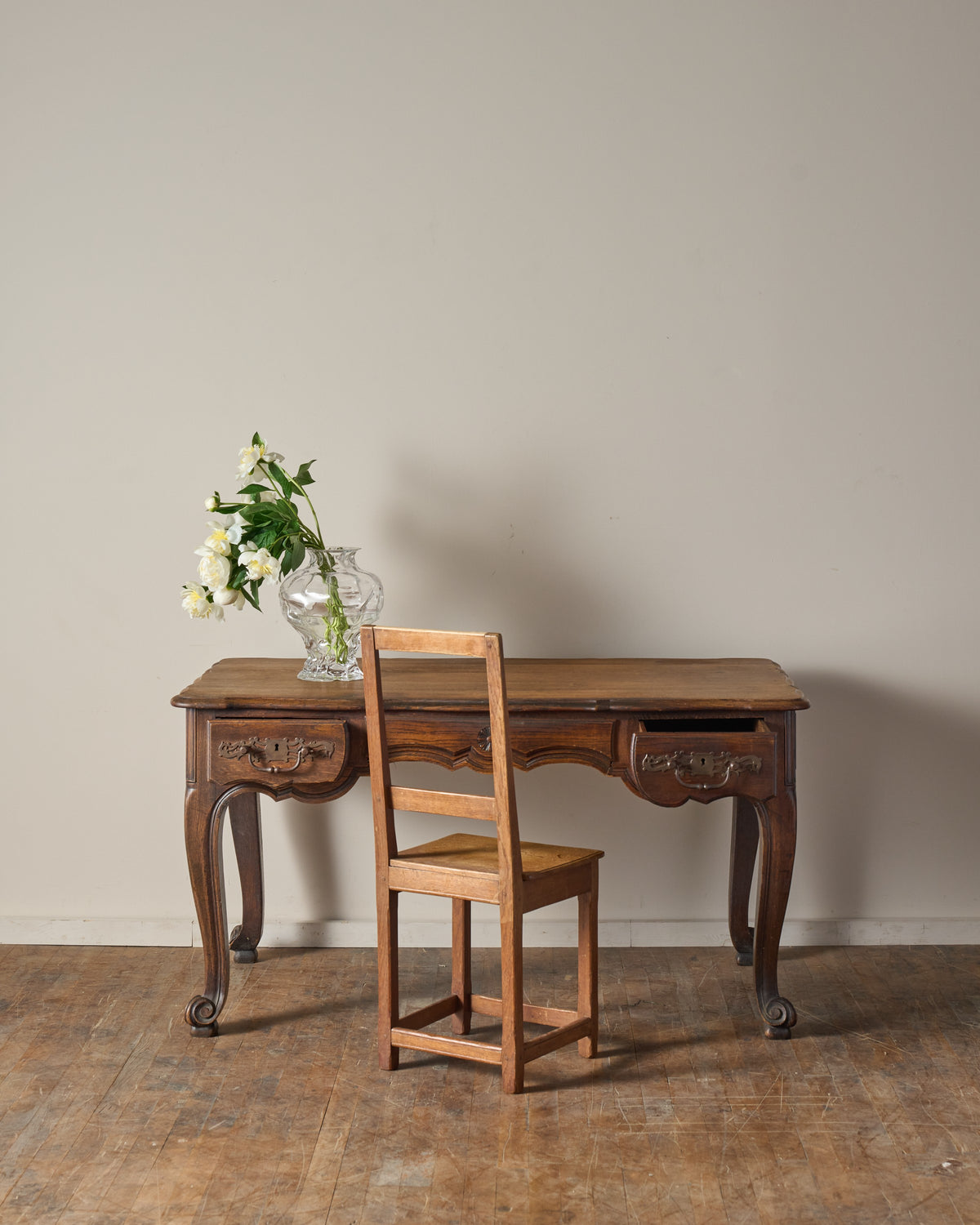 French Cabriole Desk