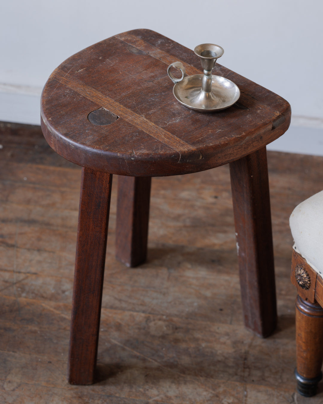 Brutalist Tripod Stool