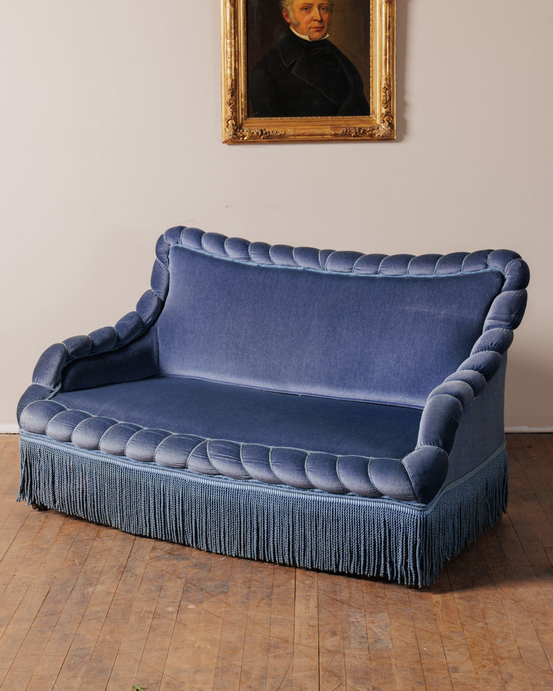 Napoleon III Cobalt Loveseat