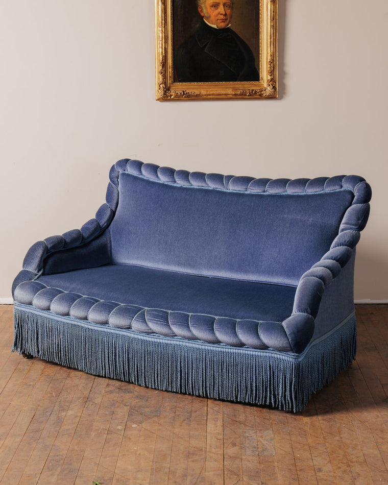 Napoleon III Cobalt Loveseat