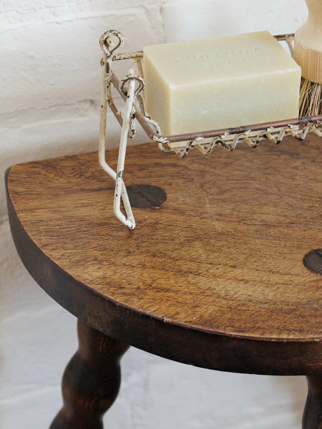 French Demi Lune Stool