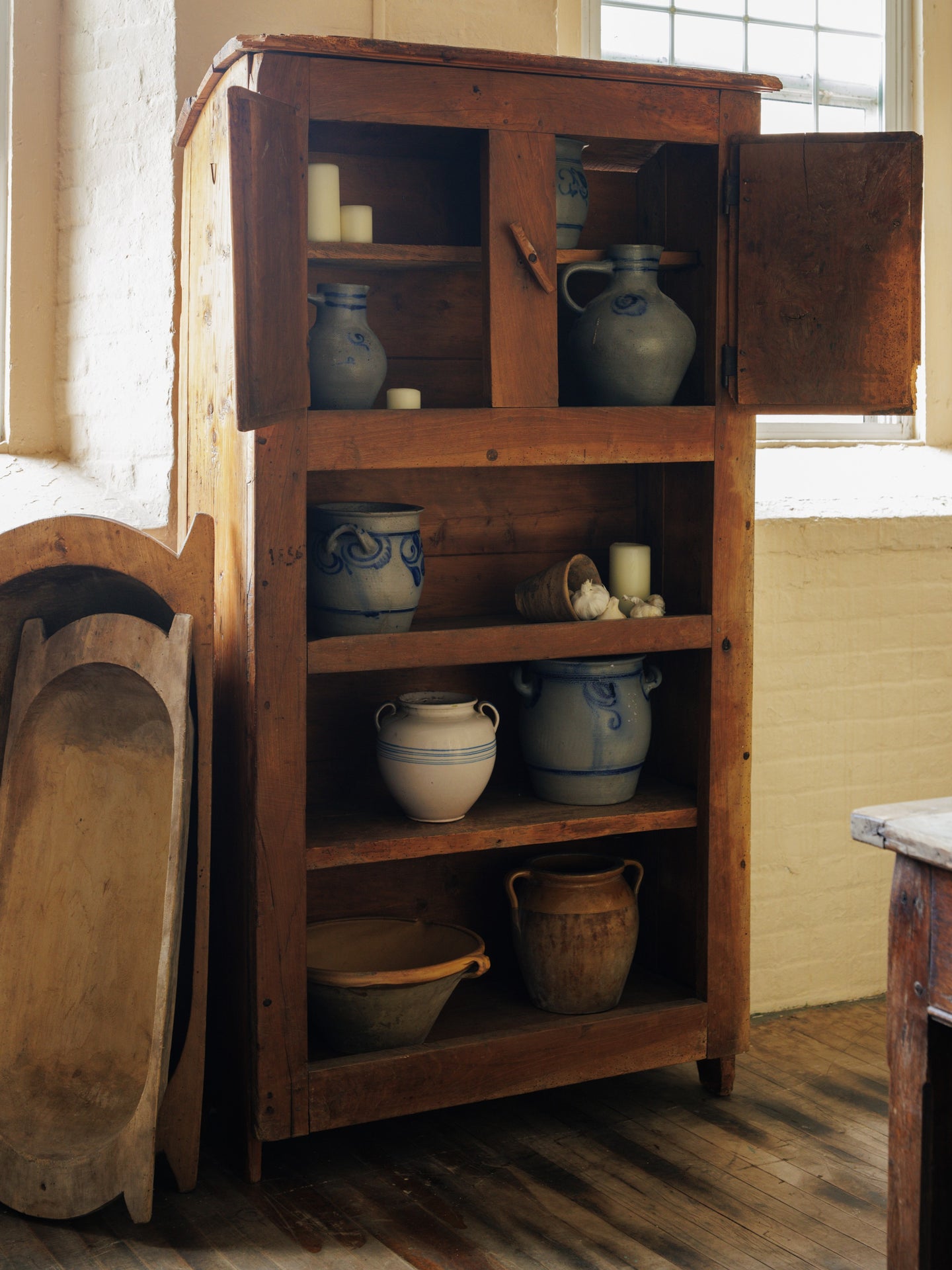 19th C. Oak Cupboard