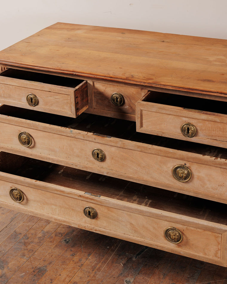 French Louis XVI Oak Commode