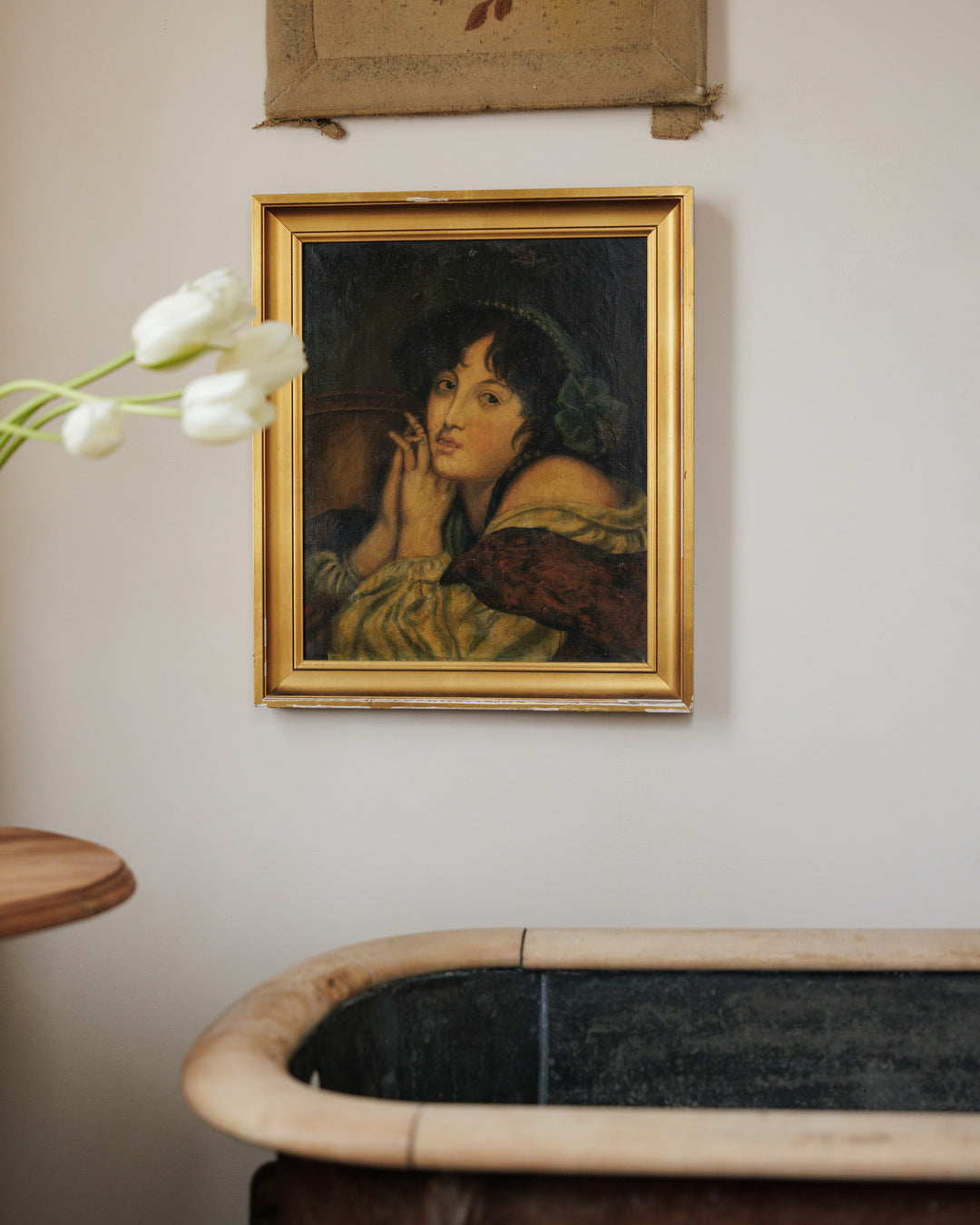 Oil Portrait Painting - The Lady