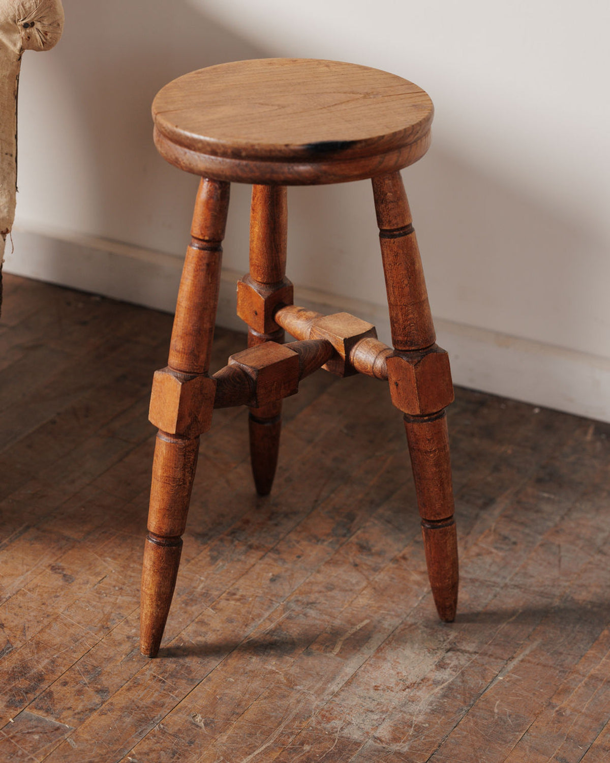 Midcentury Tripod Stool - II