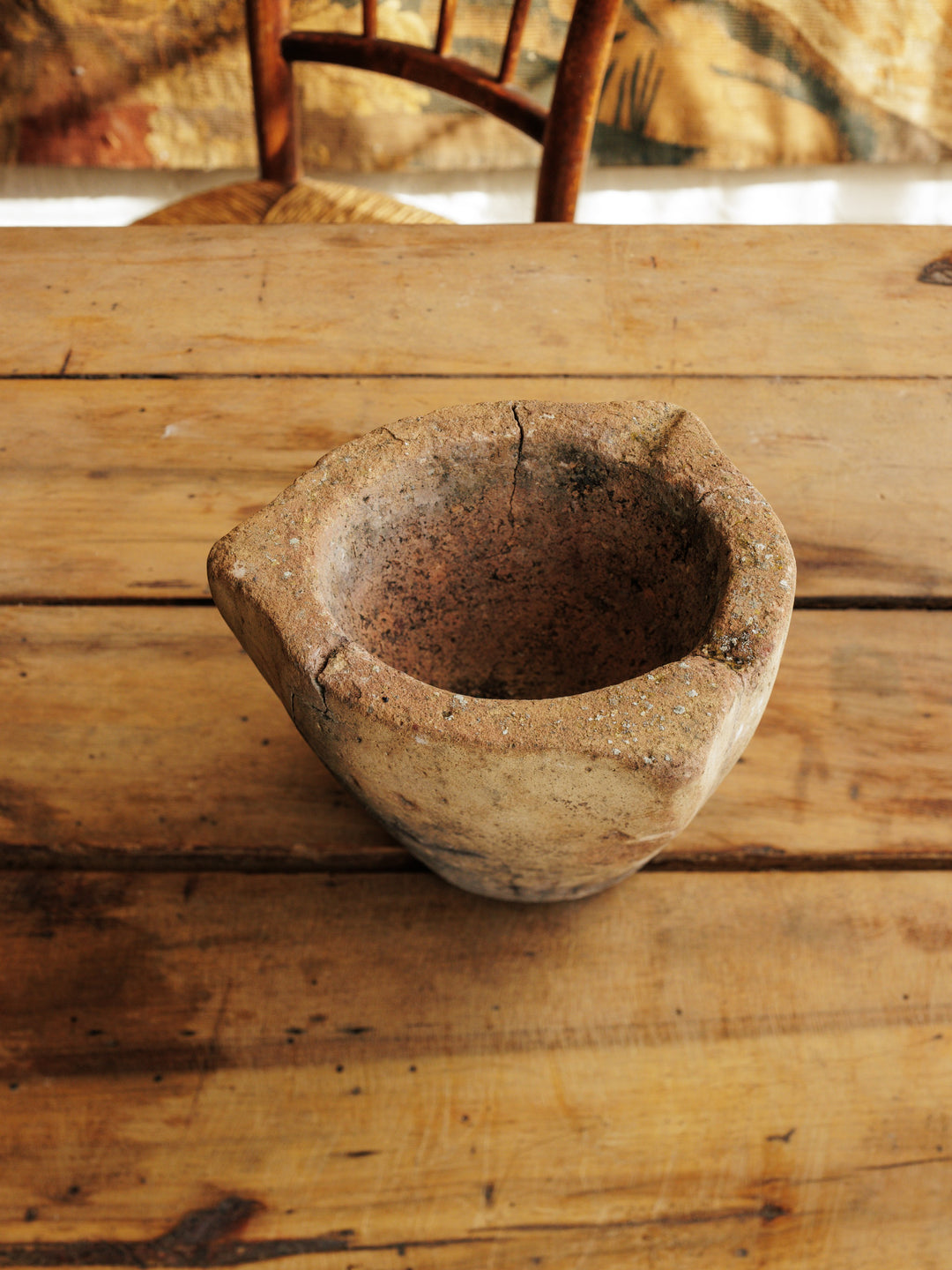 Spanish Red Stone Mortar - 1