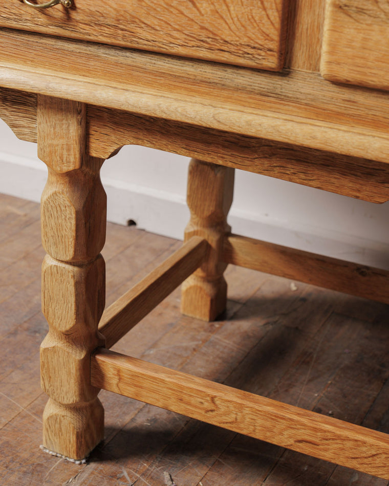 Vintage Danish Oak Sideboard