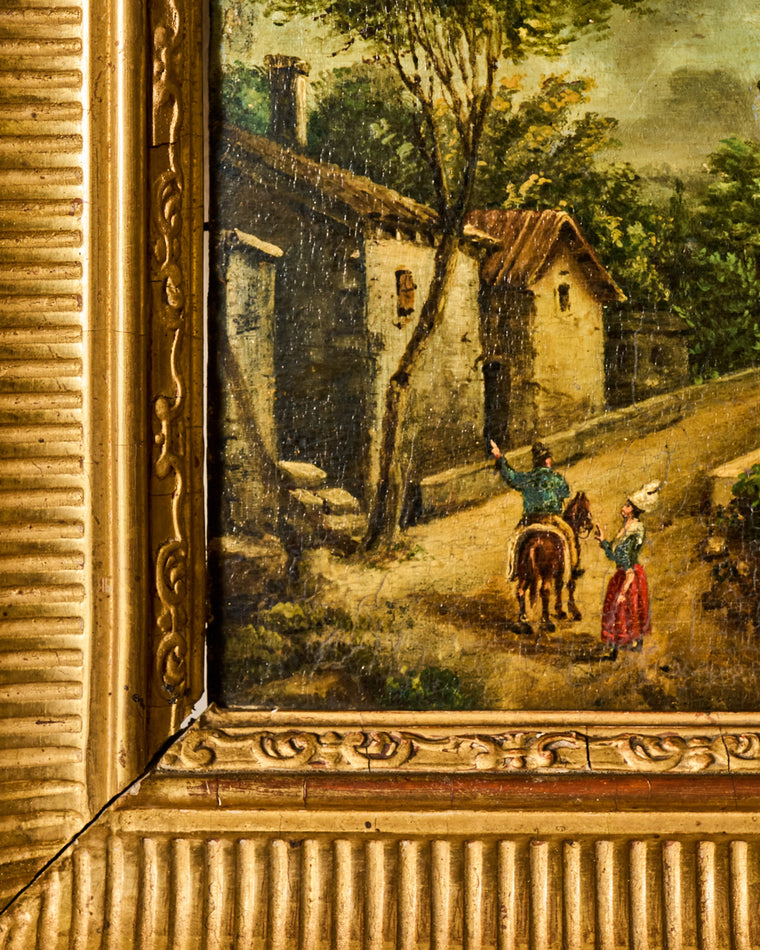 19th c. Village Artwork