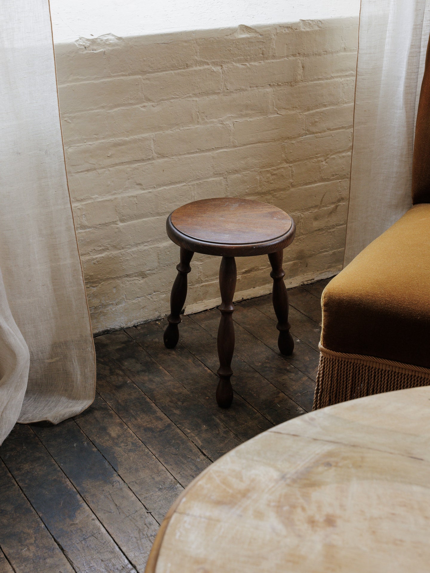 French Tripod Stool - 5