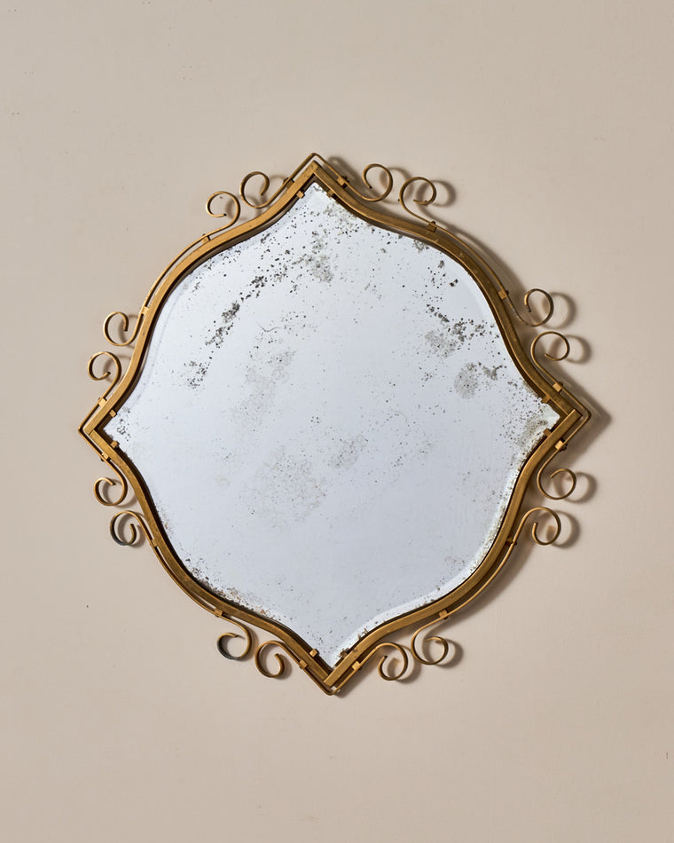 French Wrought Iron Mirror