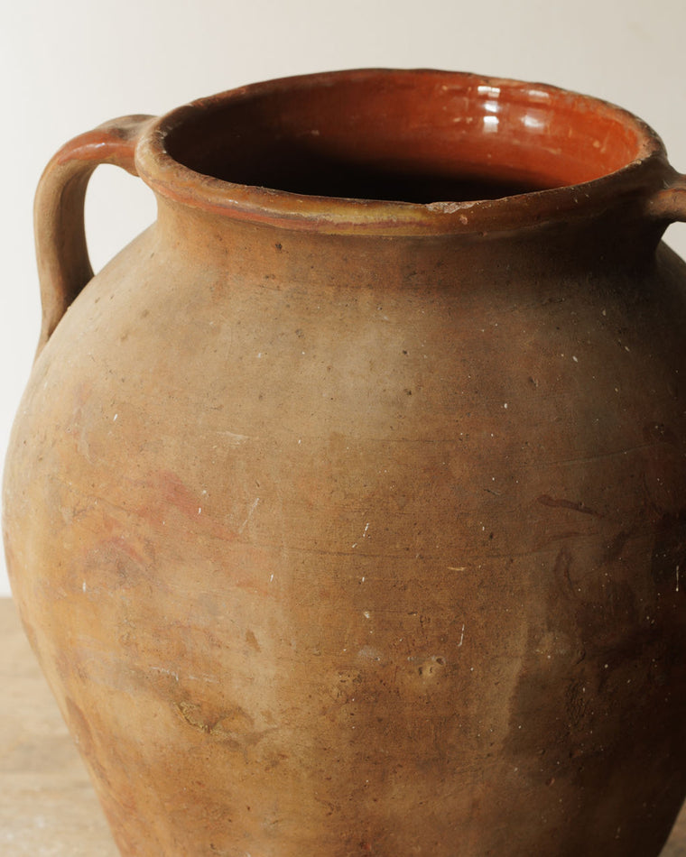 Orange Terracotta Confit Pot