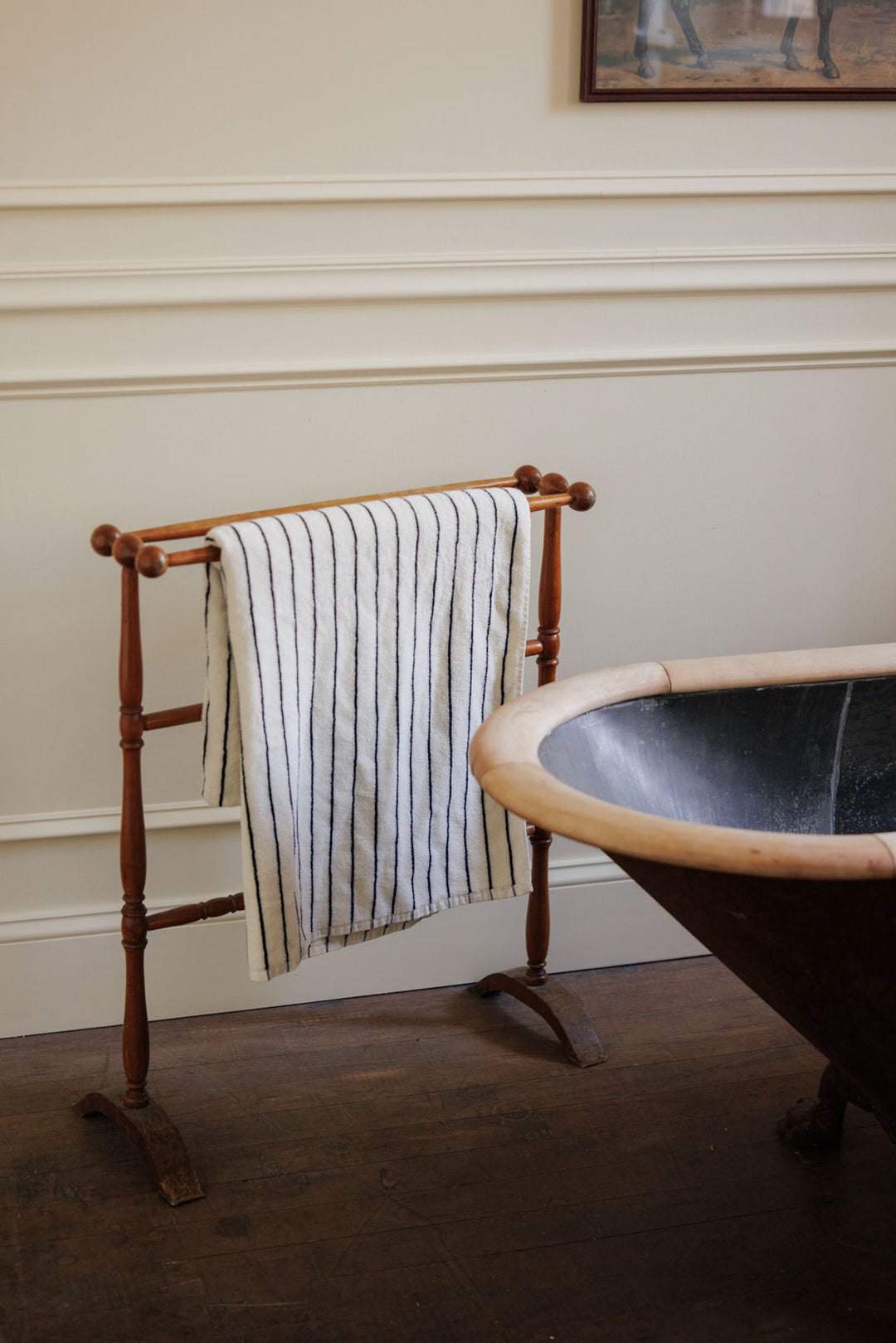 Faux Bamboo Towel Rack