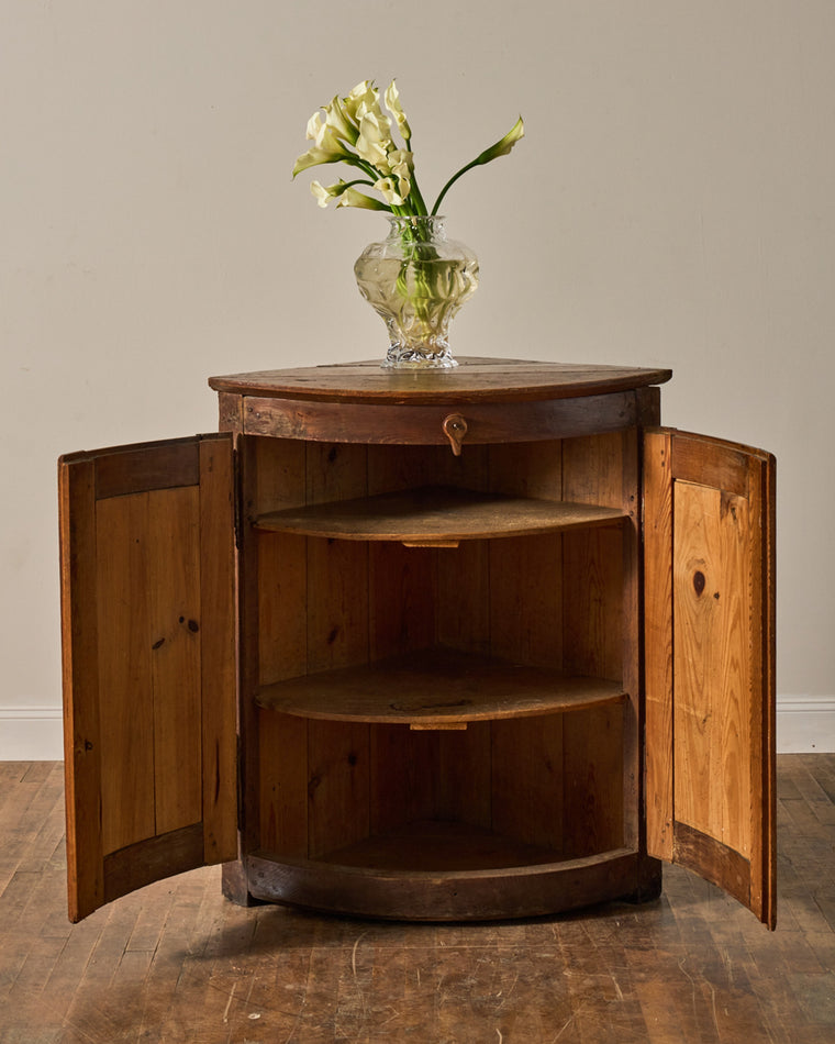 French Corner Cupboard