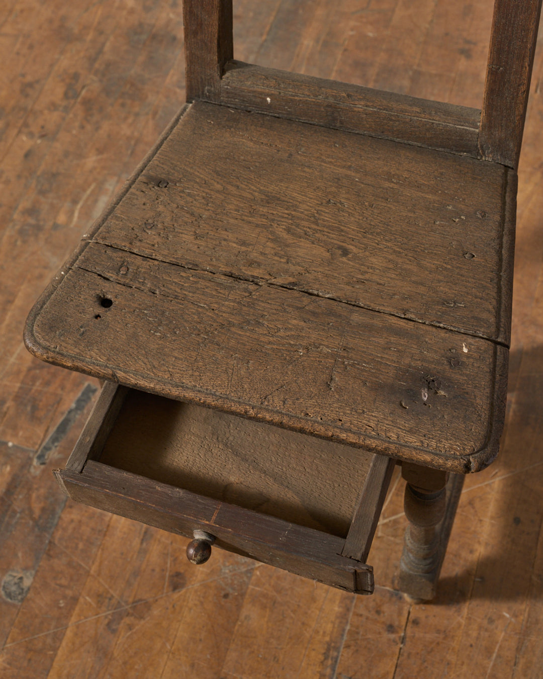 Rare Lorraine Chair with Drawer