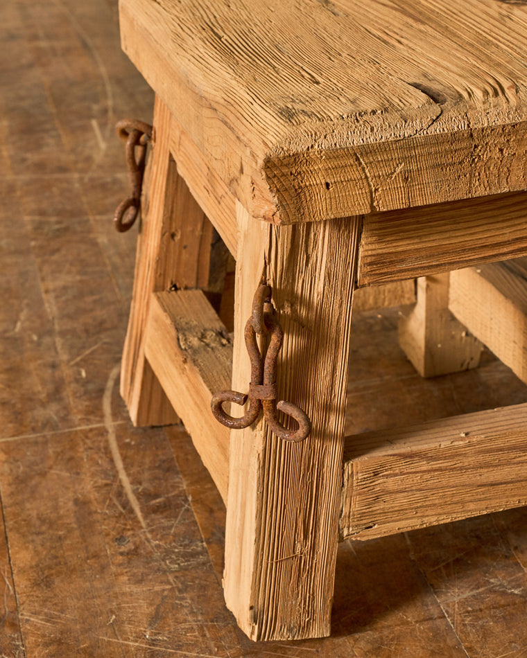 French Brutalist Stool