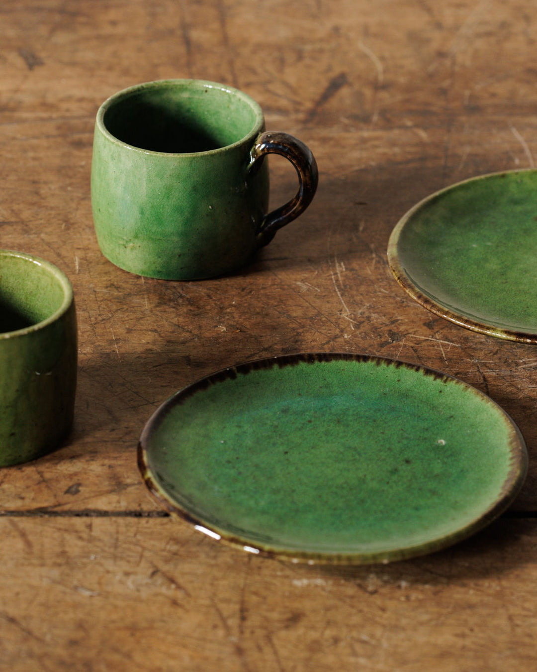 Green Espresso Cup & Saucer