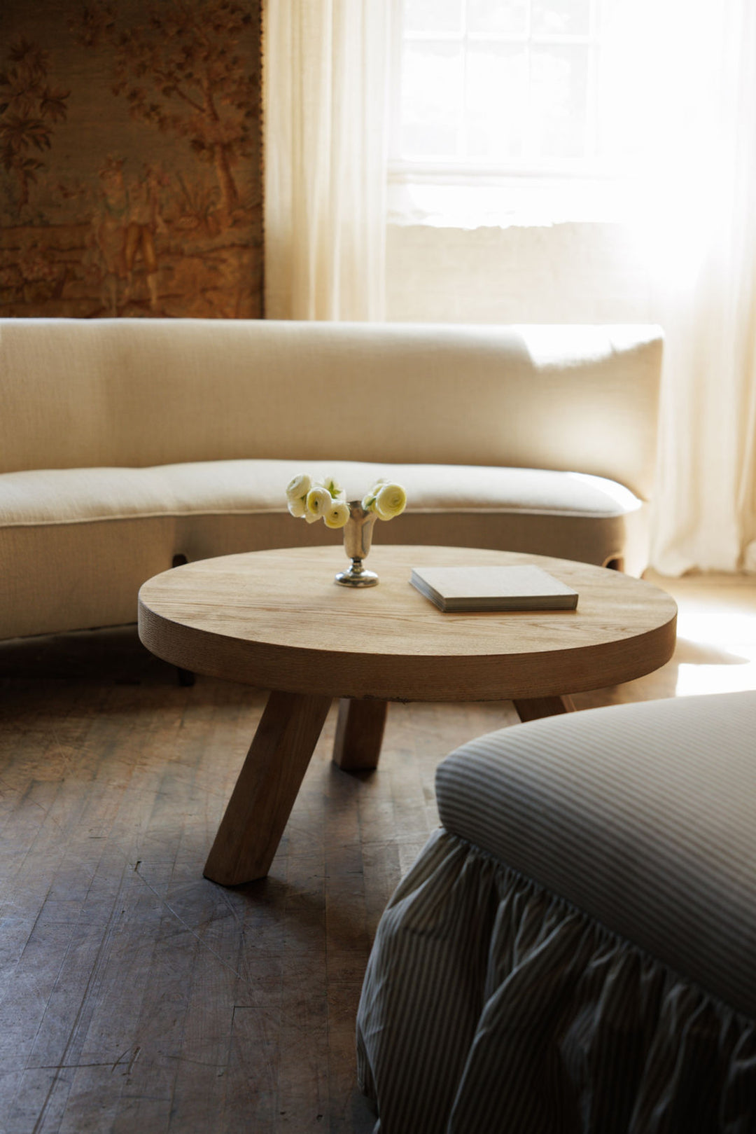 French Round Coffee Table