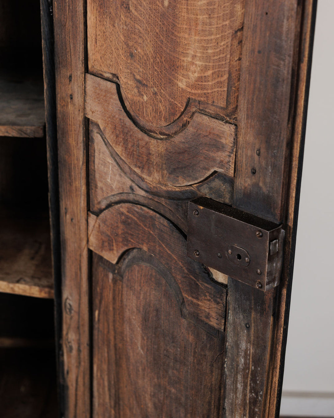 Rare French Oak Armoire
