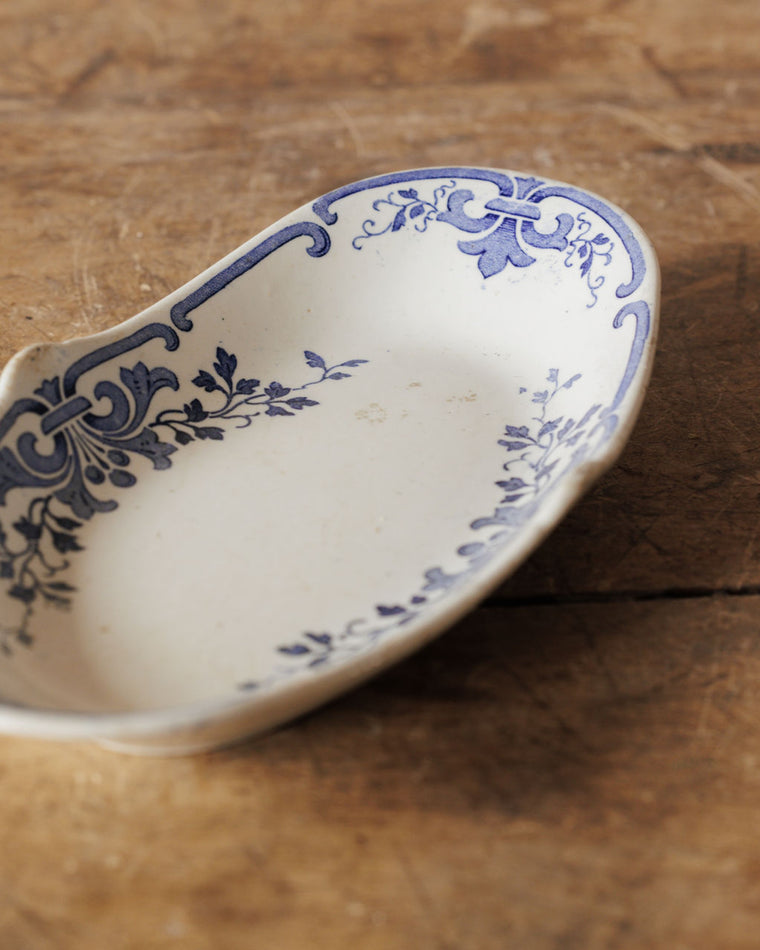 Blue & White Butter Dish