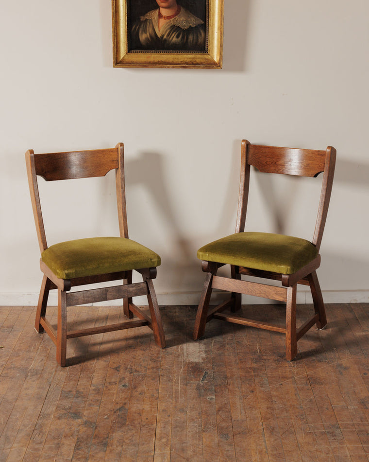 Dutch Olive Dining Chairs - Set of 4