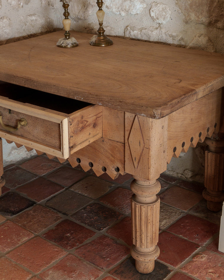 19th c. Rare Butcher Table